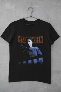 Nome do produtoT-SHIRT PLUS SIZE HALLOWEEN - MICHAEL MYERS