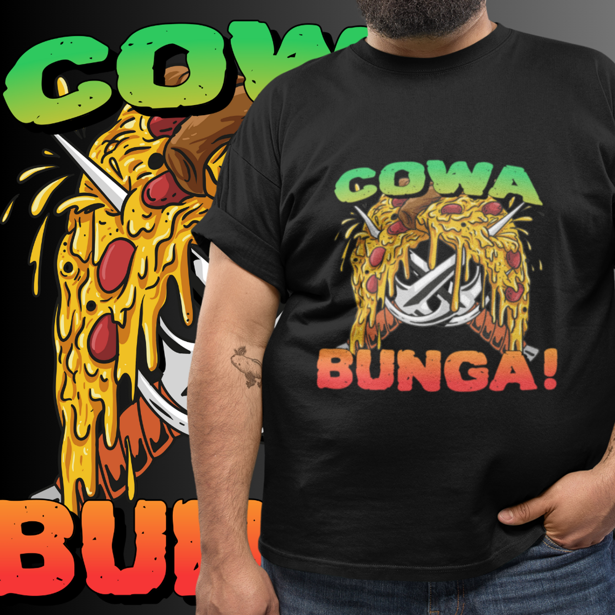 Nome do produto: PLUS SIZE - COWABUNGA!