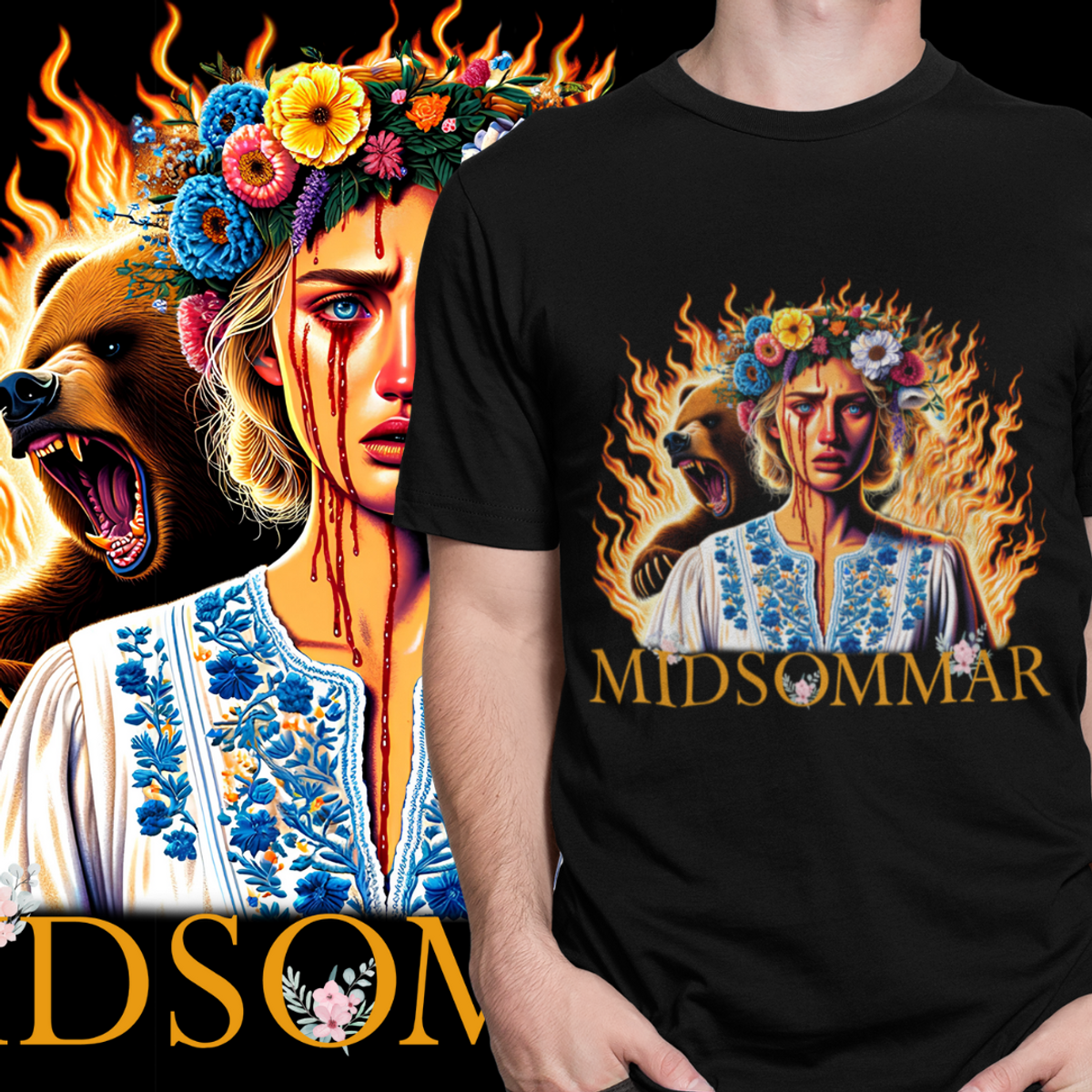 Nome do produto: CAMISETA - MIDSOMMAR