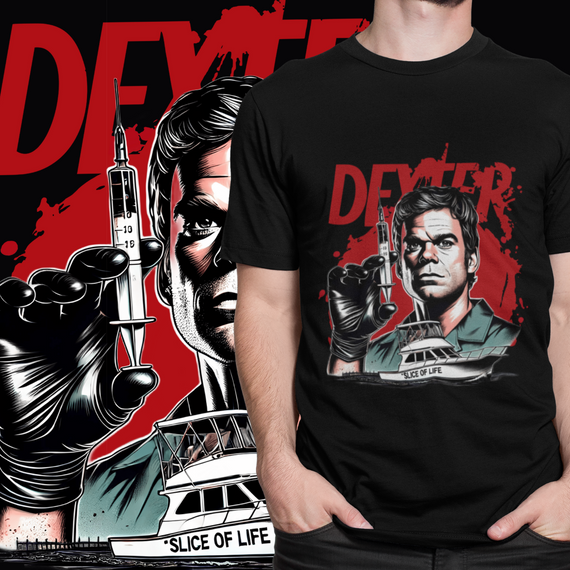 CAMISETA - DEXTER - SLICE OF LIFE