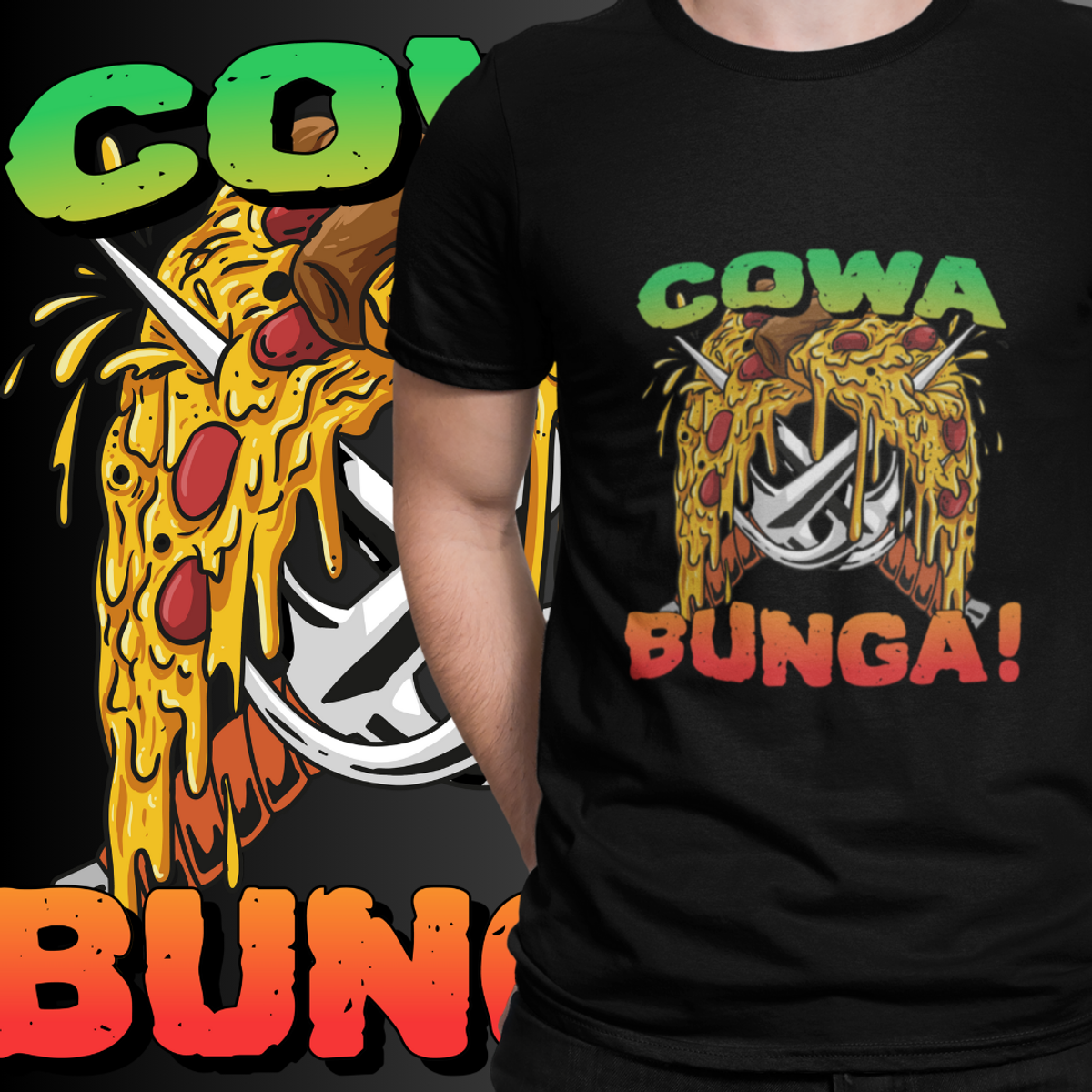 Nome do produto: CAMISETA - COWABUNGA!