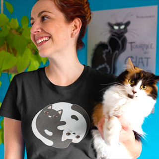 Camiseta Ying Yang Cat