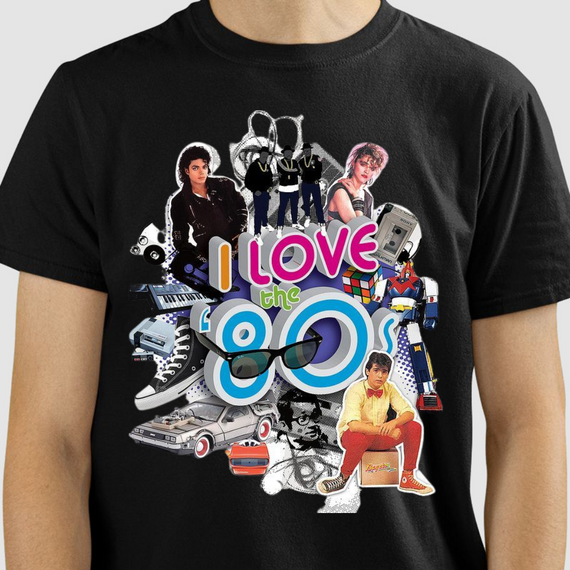 Camisetas I Love The 80