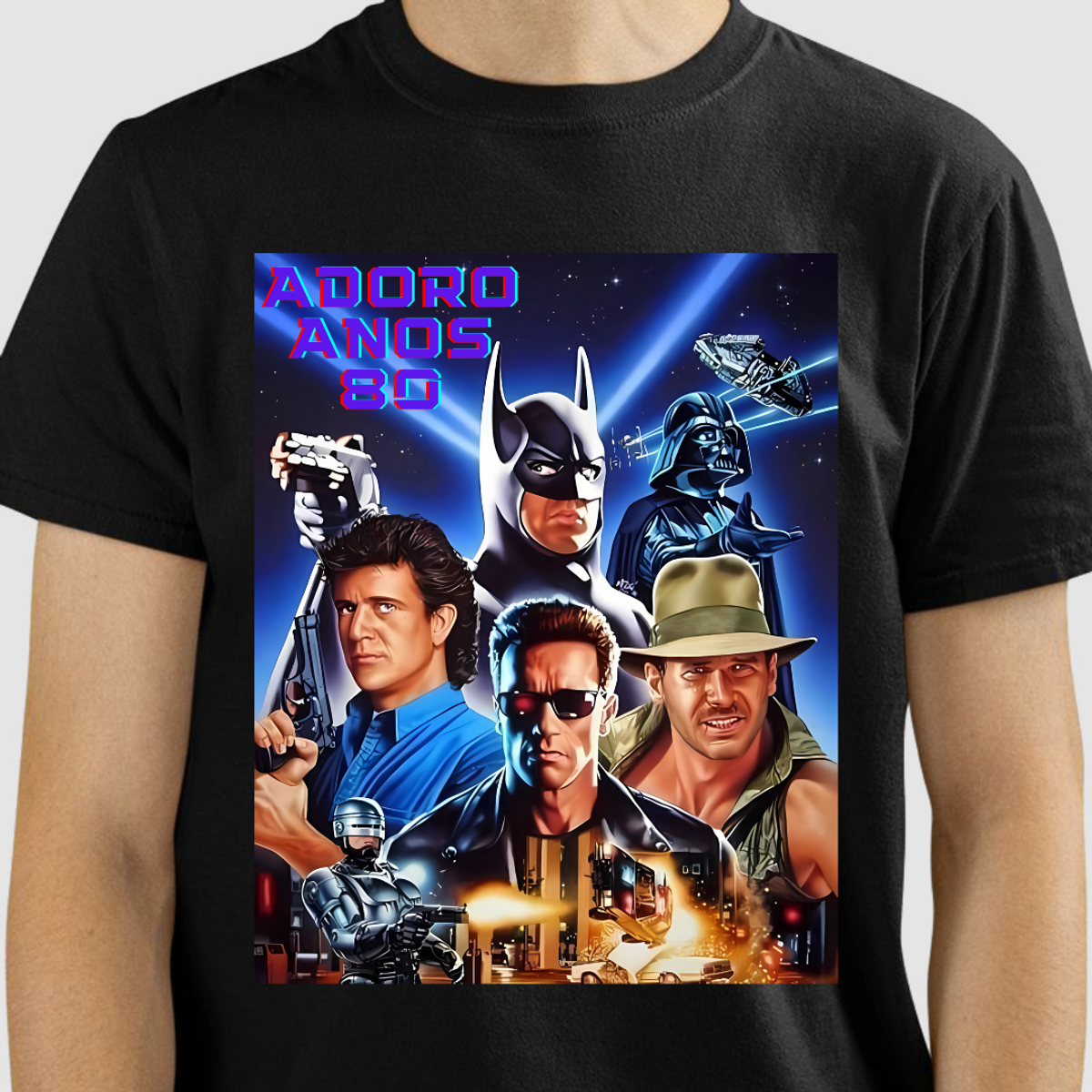 Nome do produto: Camisetas Personagens Anos 80