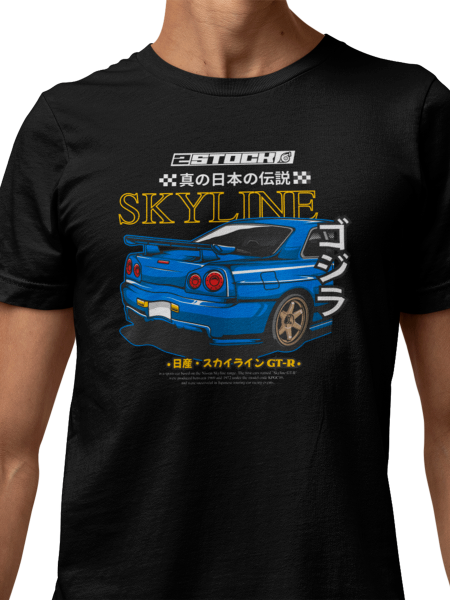 Nome do produto: Camiseta Skyline R34 Rear