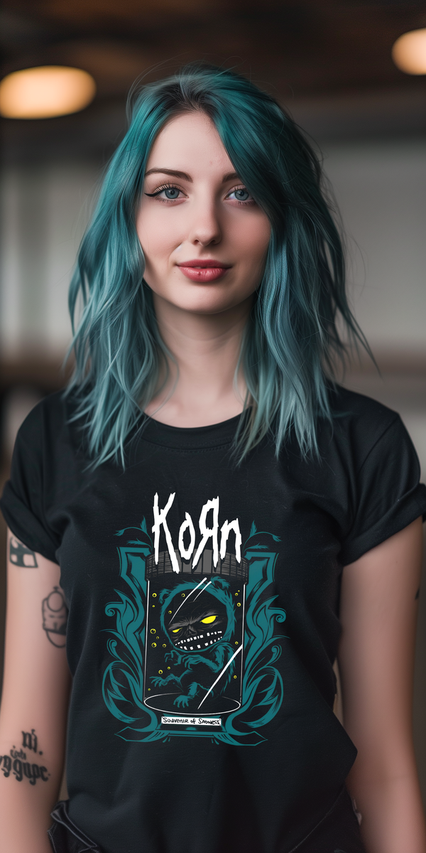 Nome do produto: Korn  - Souvenir BABY LOOK