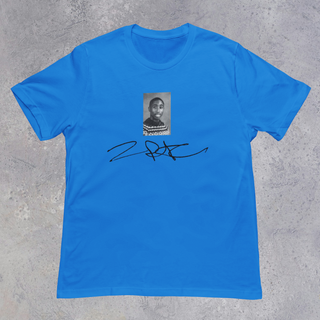 Nome do produtoCamiseta 2pac Foto e Assinatura