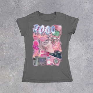 Camiseta Estonada Baby Long Anos 2000 Versal.ene