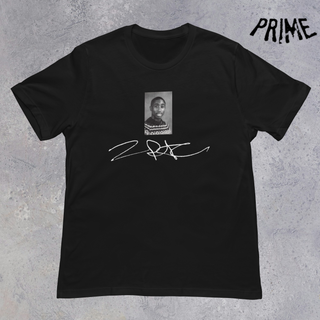 Camiseta PRIME 2pac Foto e Assinatura