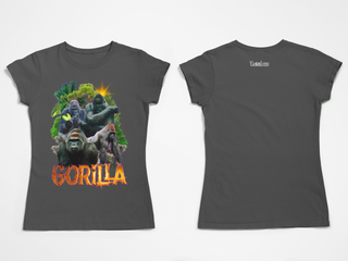 Camiseta Estonada Baby Long Gorilla