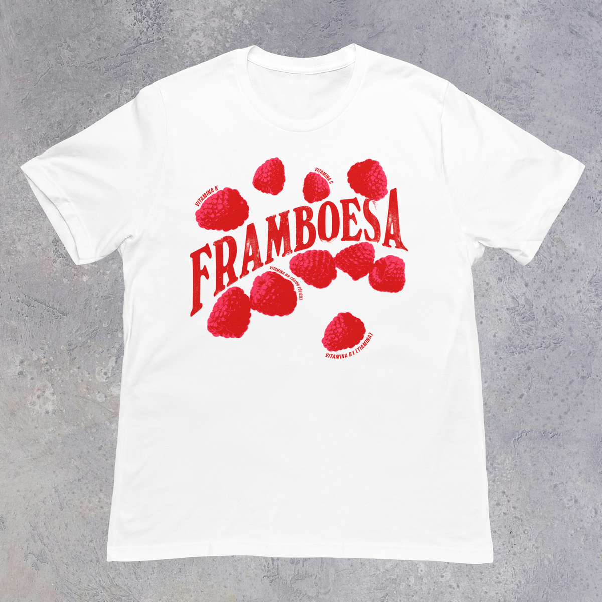 Nome do produto: Camiseta Framboesa