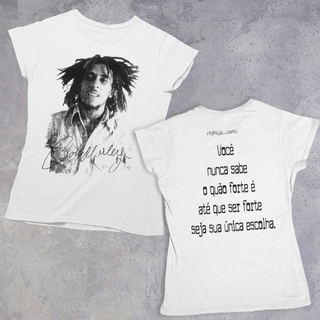 Camiseta Baby Long Bob Marley x Versal.Ene  Frase