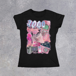 Nome do produtoCamiseta Baby Long Anos 2000 Versal.ene