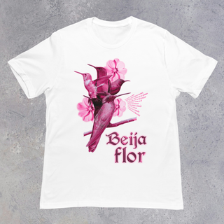 Camiseta Beija Flor Rosa