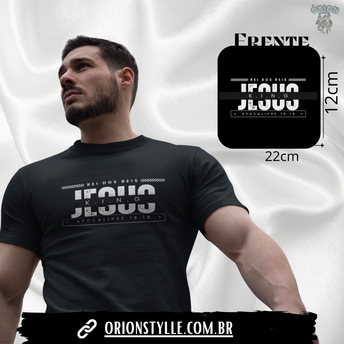 Nome do produto: Camiseta Jesus King