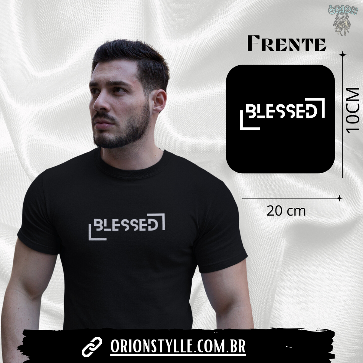 Nome do produto: Camiseta Blessed