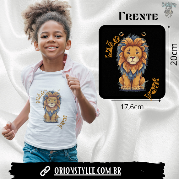 Camiseta lion of juda 2 aos 8 (leão de juda)