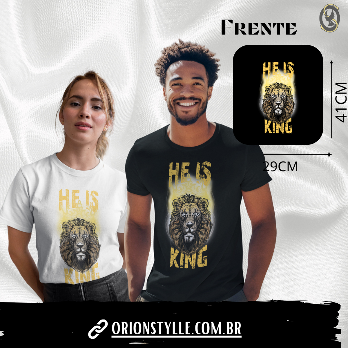 Nome do produto: Camiseta Leão King