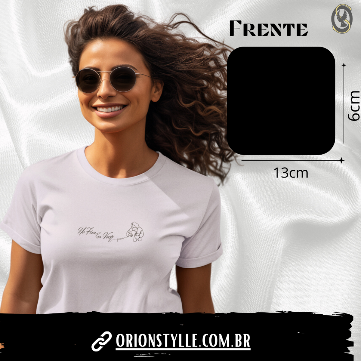 Nome do produto: Camiseta no fim e voce e jesus