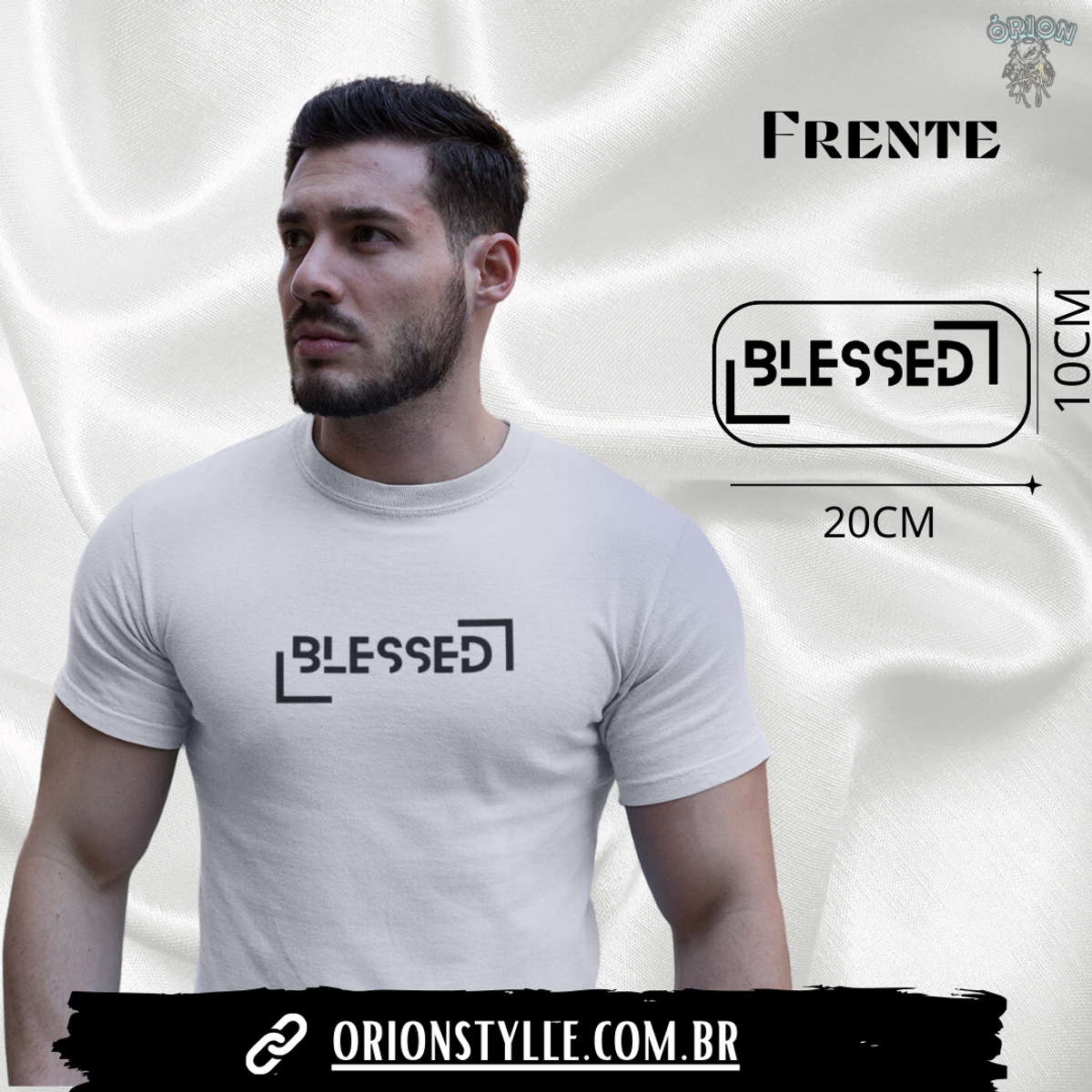 Nome do produto: Camiseta Blessed 