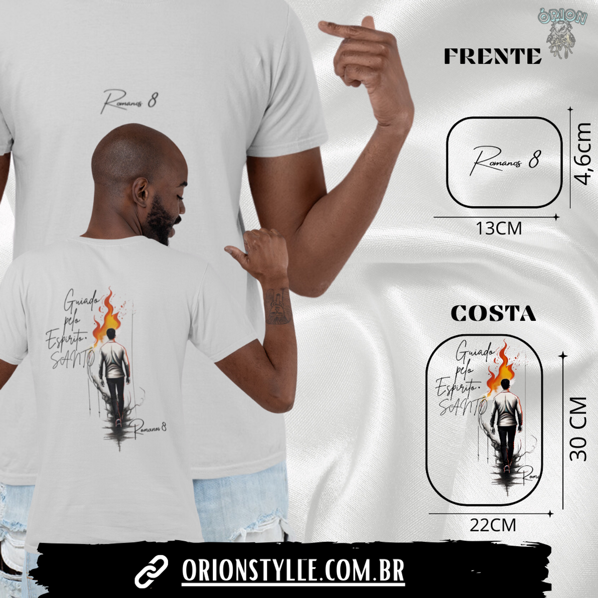 Nome do produto: Camiseta Romanos 8