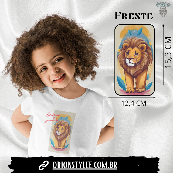 Camiseta Lion of juda 2 aos 8 anos (Quadro)