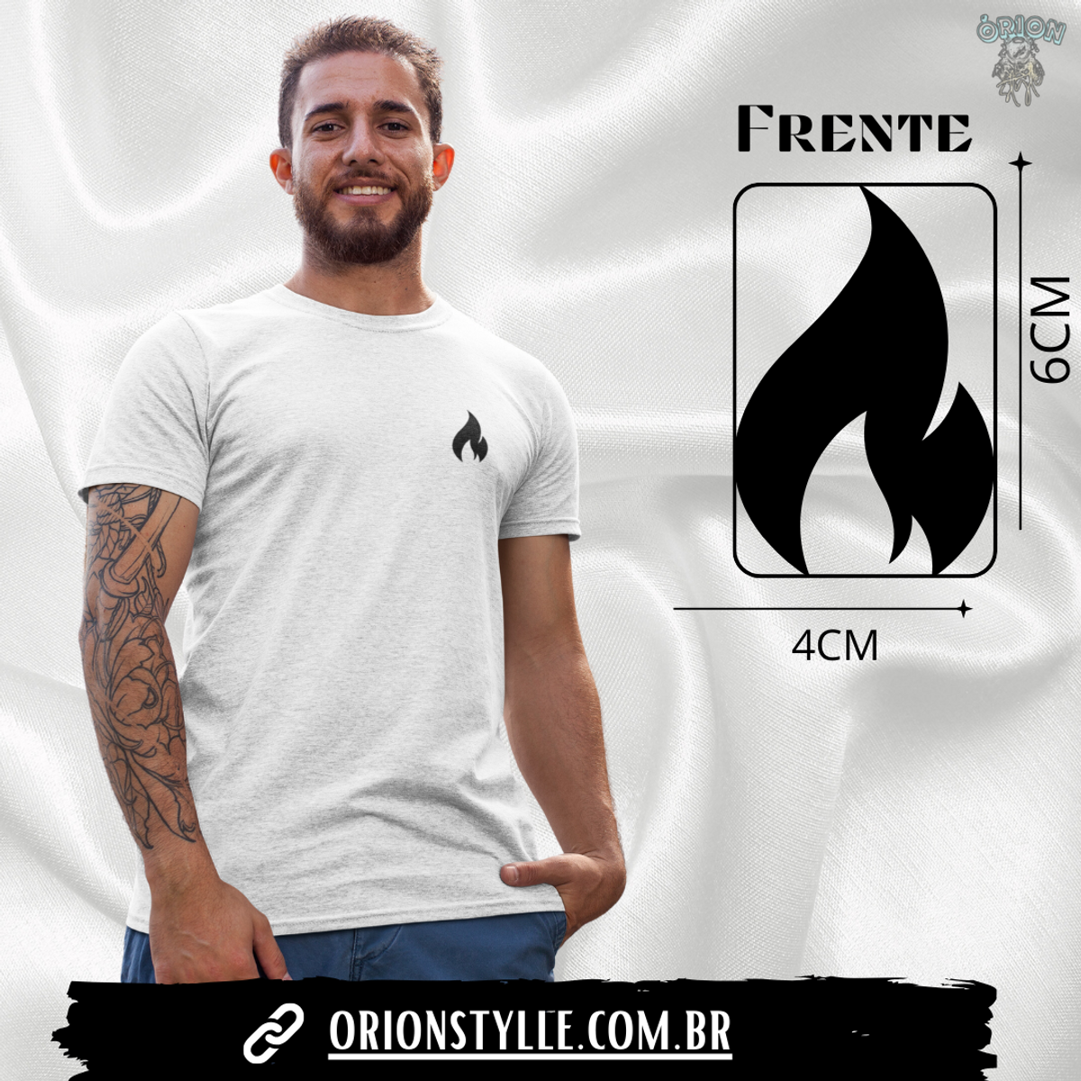 Nome do produto: camiseta fire 