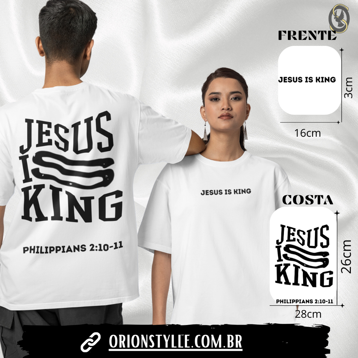 Nome do produto: Over. jesus is king