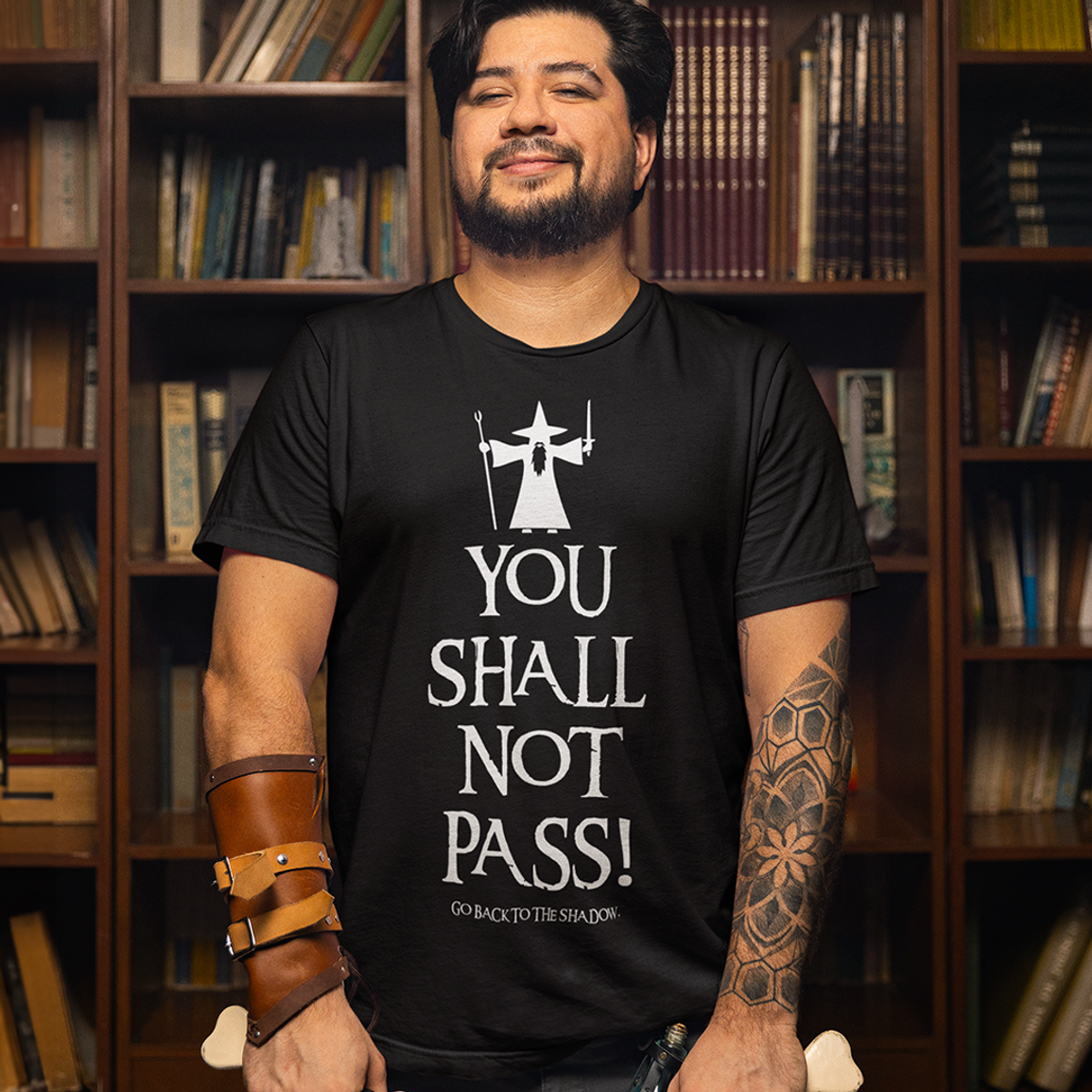 Nome do produto: CAMISETA YOU SHALL NOT PASS