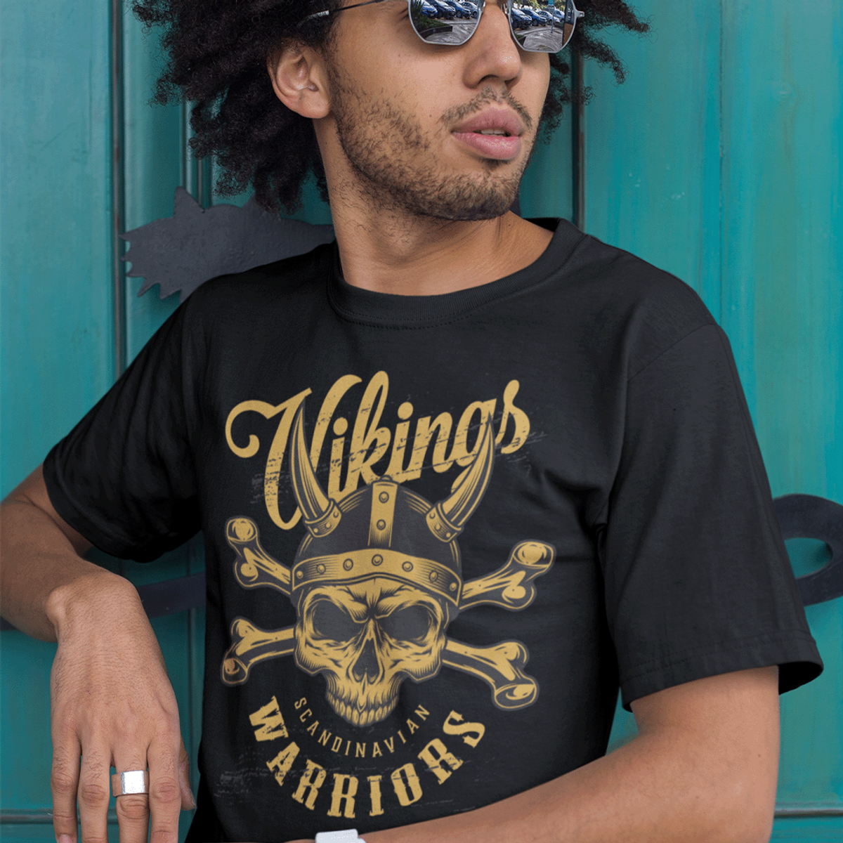 Nome do produto: CAMISETA VIKINGS SCANDINAVIAN WARRIORS