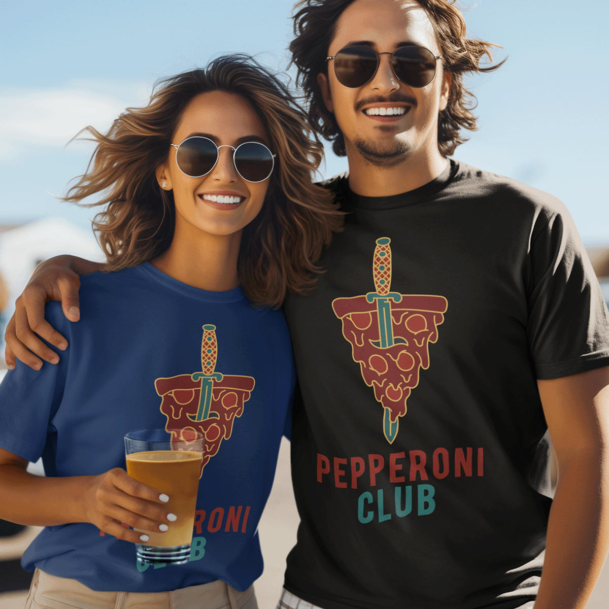 Nome do produto: CAMISETA PEPPERONI CLUB