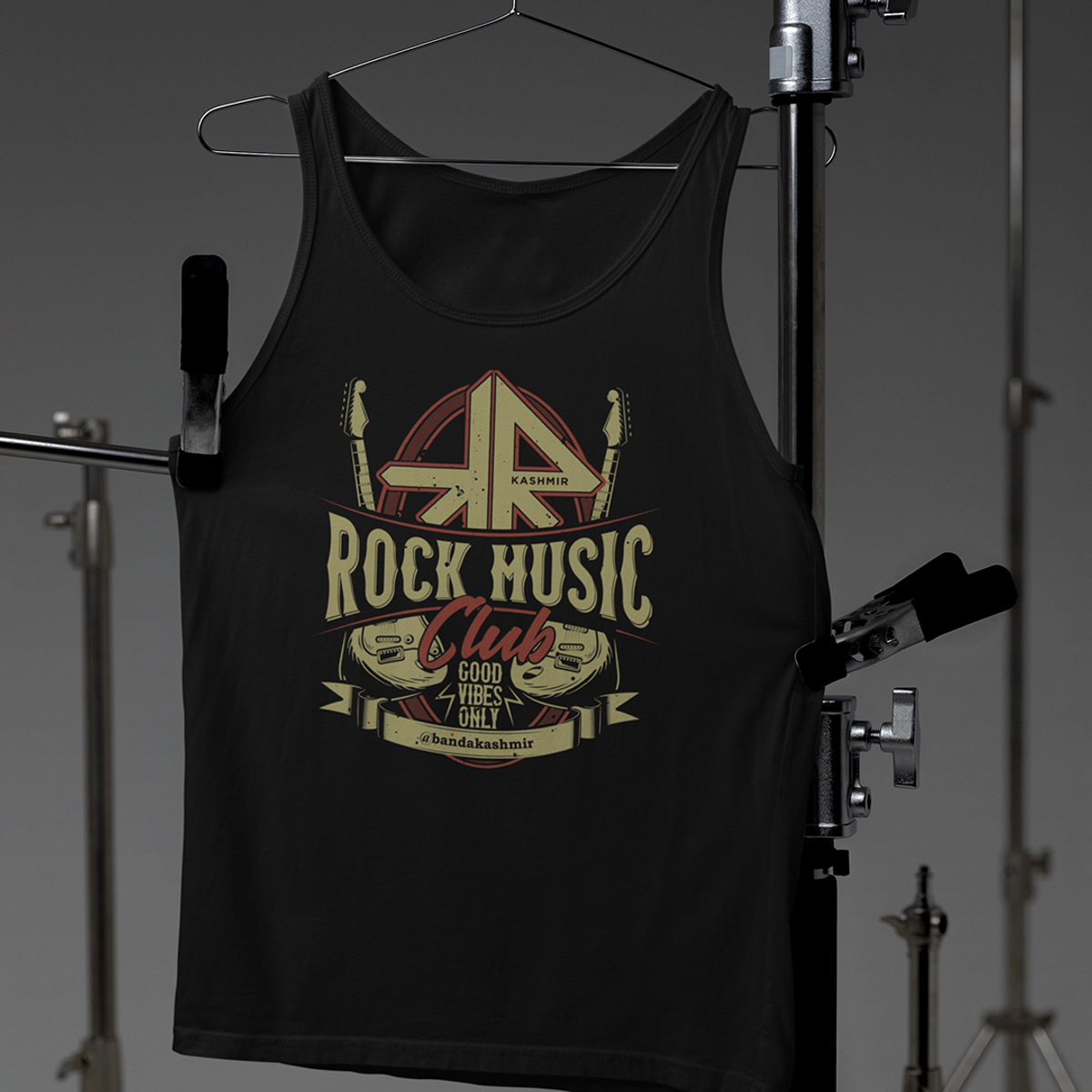 Nome do produto: REGATA KASHMIR ROCK MUSIC CLUB