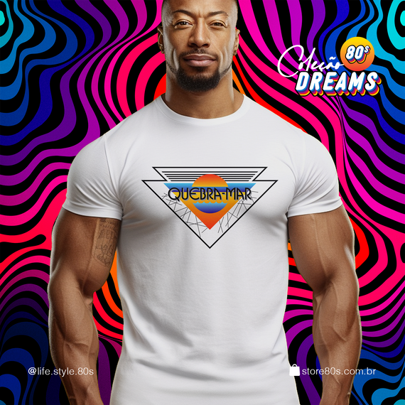 Camiseta PLUS SIZE - Coleção Dreams - Quebra-Mar 80s
