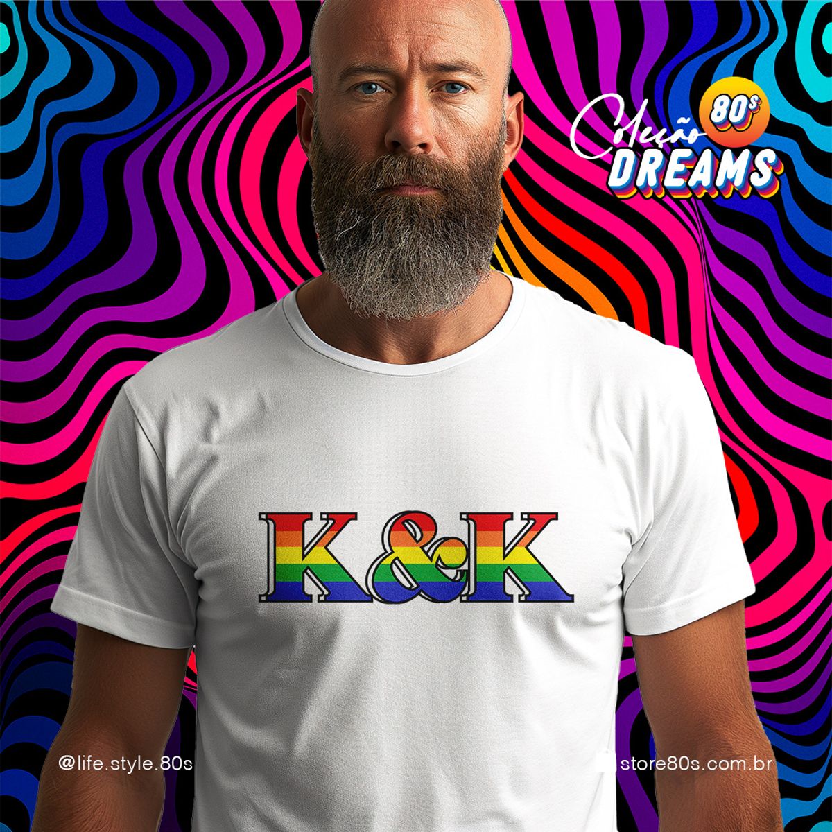Nome do produto: Camiseta - Coleção Dreams - K&K 80s