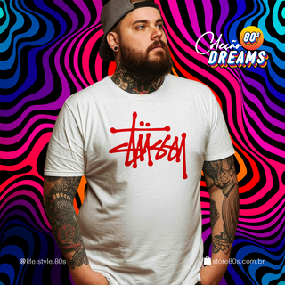 Camiseta PLUS SIZE - Coleção Dreams - Stüssy 80s 