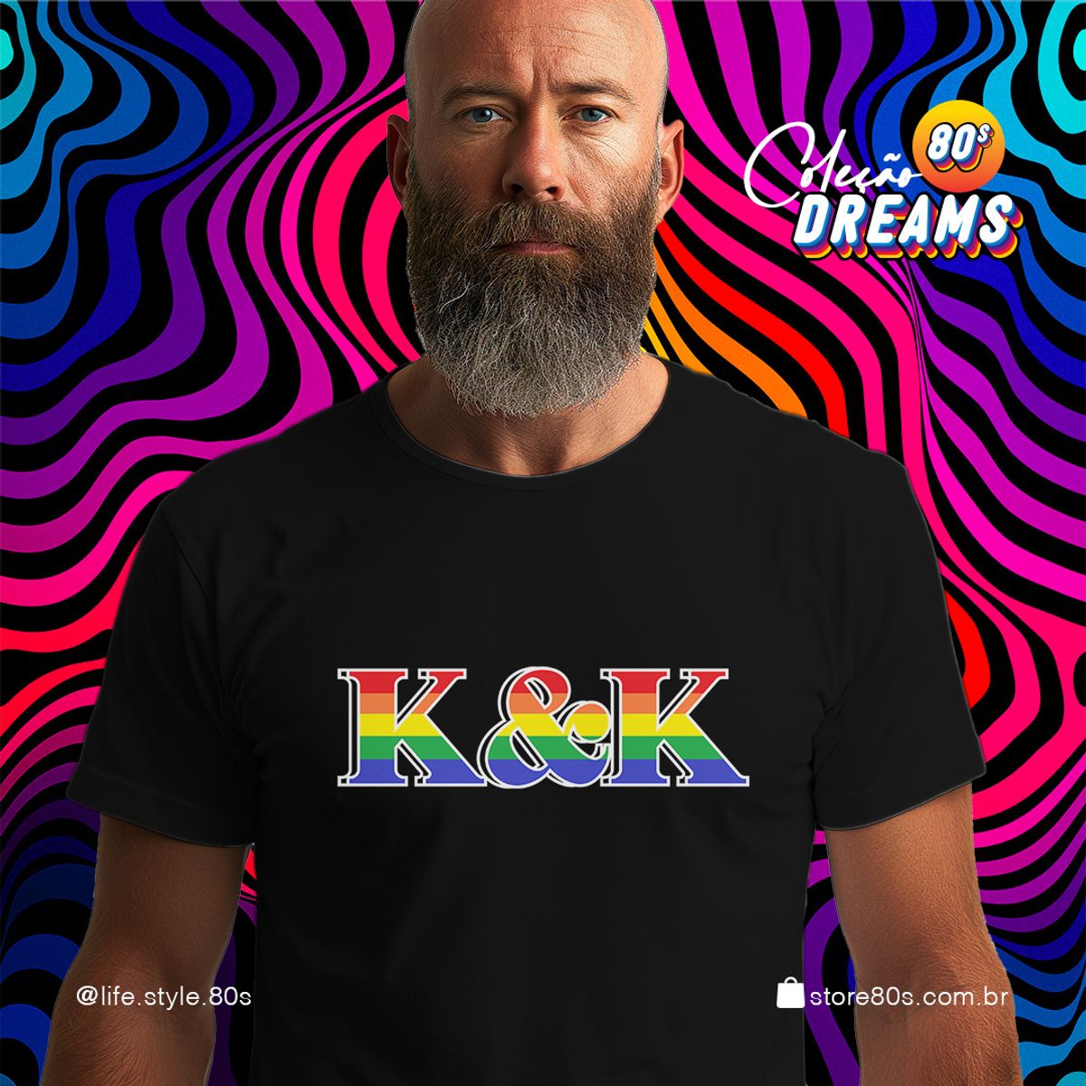 Nome do produto: Camiseta - Coleção Dreams - K&K 80s B