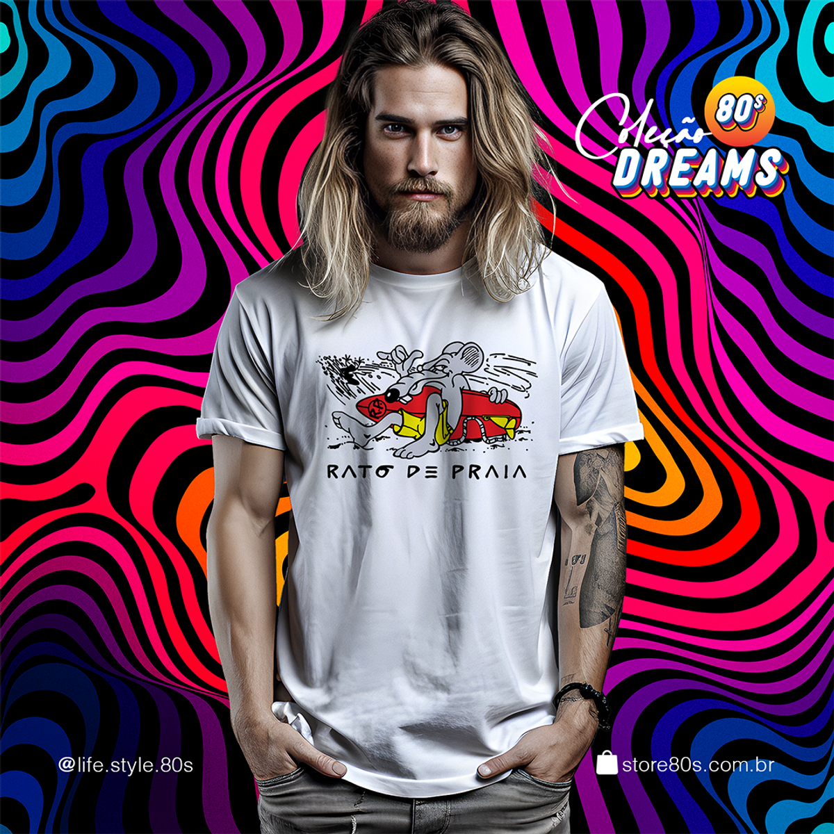 Nome do produto: Camiseta - Coleção Dreams - RDP 80s 
