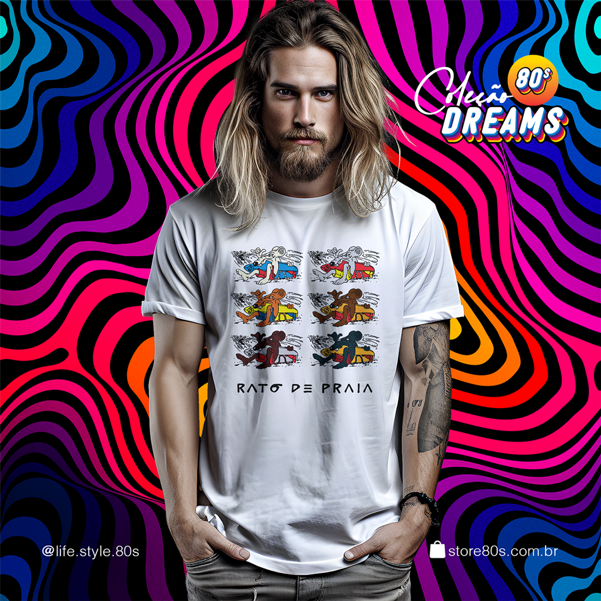 Nome do produto: Camiseta - Coleção Dreams - RDP 80s  \