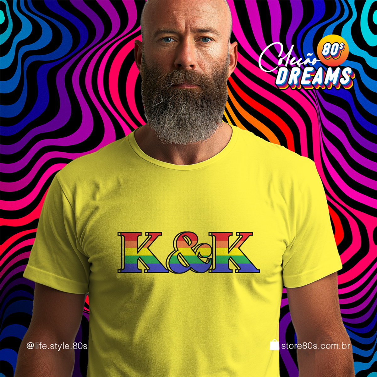 Nome do produto: Camiseta Estonada - Coleção Dreams - K&K 80s
