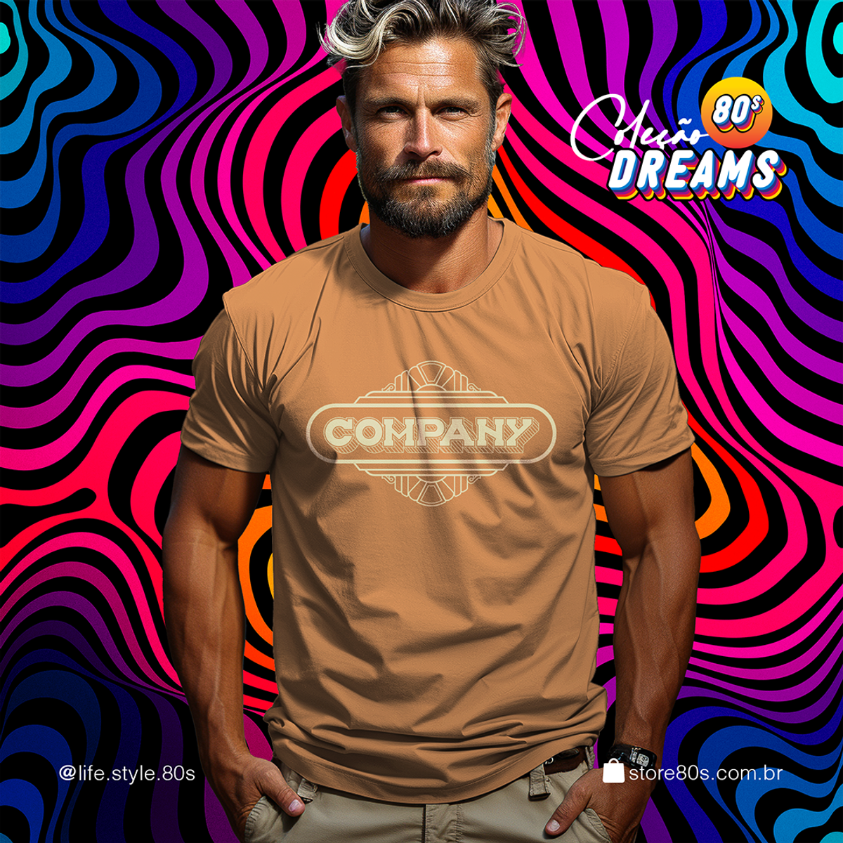 Nome do produto: Camiseta Estonada - Coleção Dreams - Company 80s  