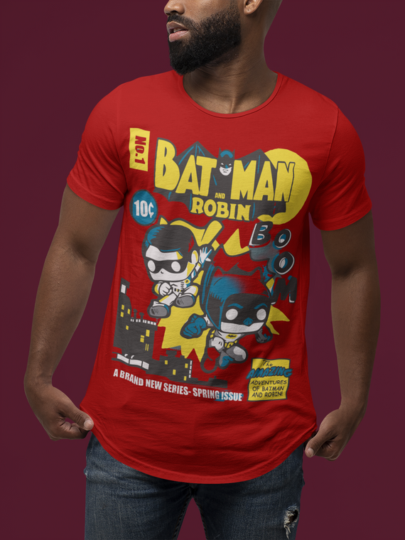 Camiseta DC Batman e Robin Quality