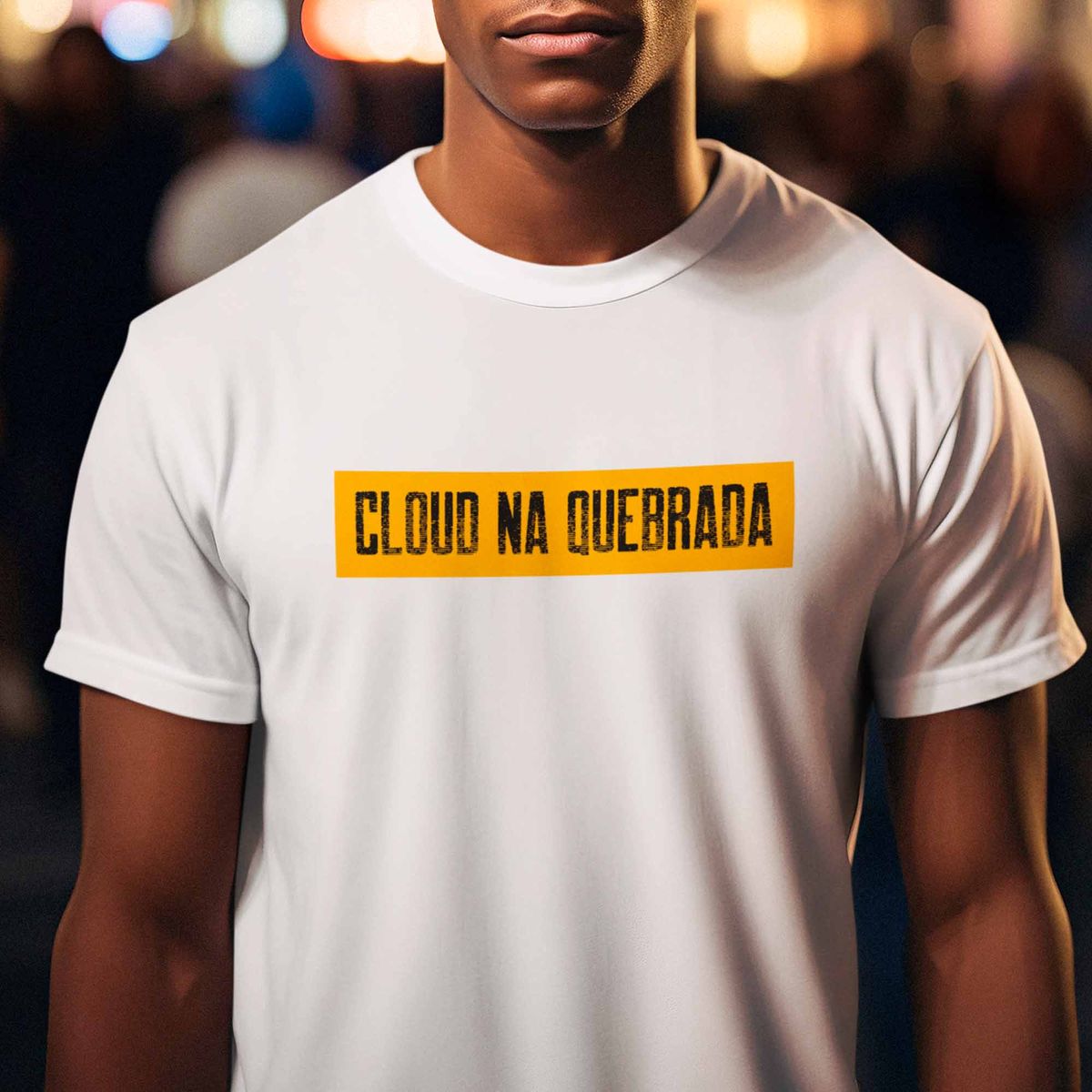 Nome do produto: Camiseta - Cloud na Quebrada - Logo Escrito