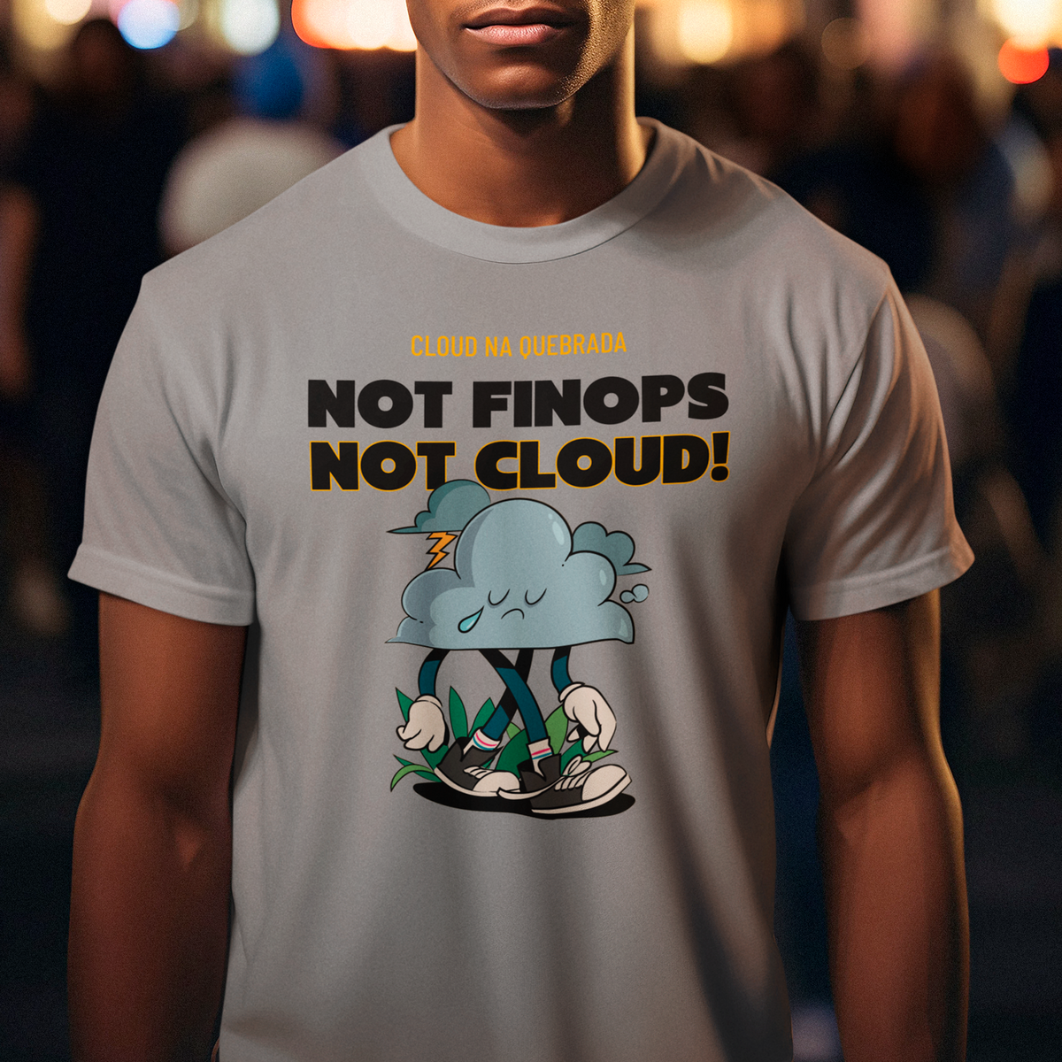 Nome do produto: Camiseta - Cloud na Quebrada - FINOPS