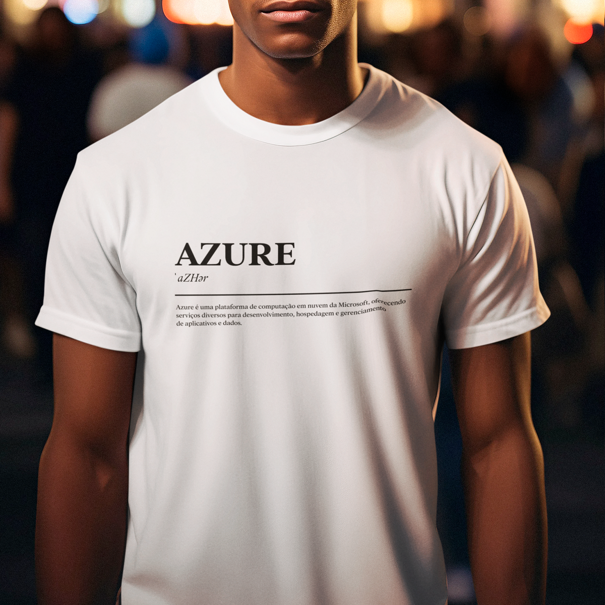 Nome do produto: Camiseta - Cloud na Quebrada - Significado Azure