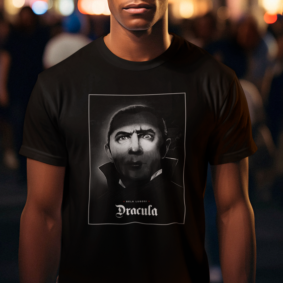 Camiseta - A caverna de um Tech - Drakula Bela Lugosi