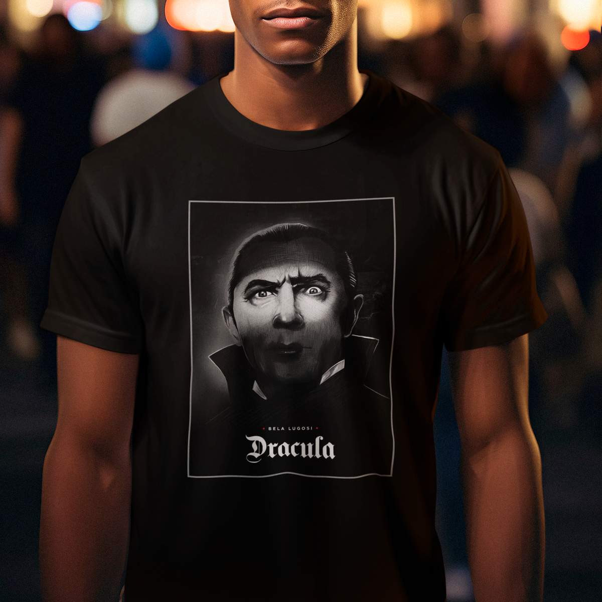 Nome do produto: Camiseta - A caverna de um Tech - Drakula Bela Lugosi