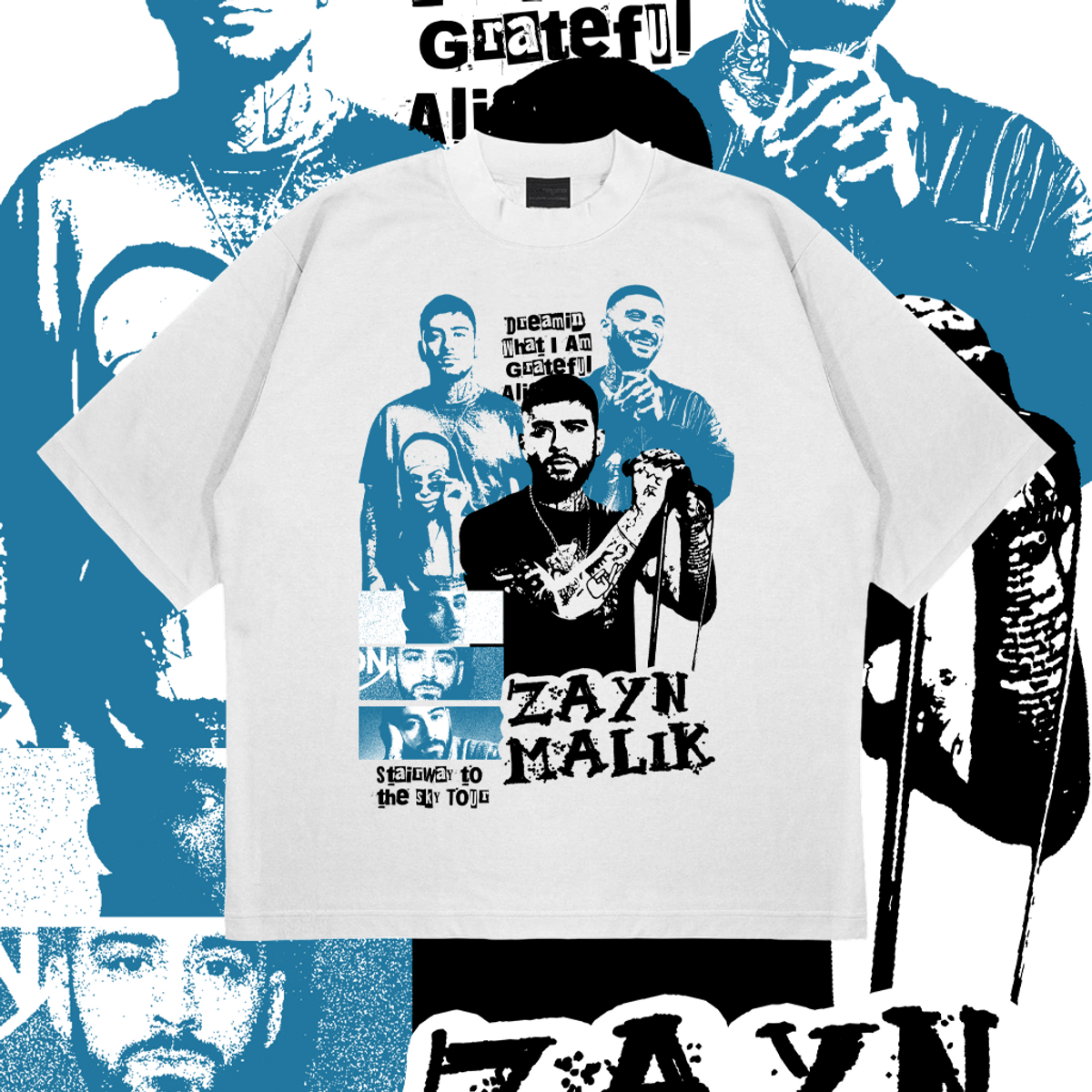 Nome do produto: Oversized - Zayn Malik - Stairway To The Sky Tour