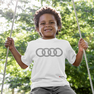 Camiseta Infantil Audi Centralizada (2 a 8 anos)