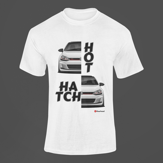 Camiseta HOT HATCH GTI Branco