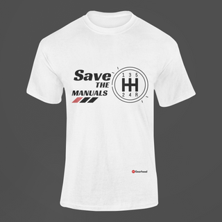 Camiseta Save The Manuals